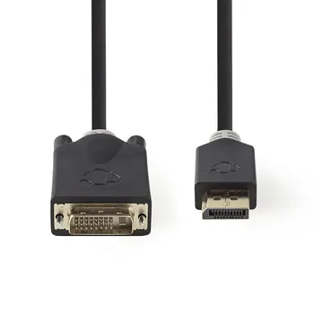 Nedis CCBW34800AT20 - Kabel HDMI – DVI | Konektor HDMI™ - DVI-D 24+1-Pin Zástrčka | 2 m | Antracit