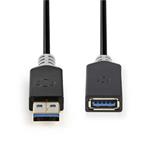 Nedis CCBW61010AT20 - USB 3.0 Kabel | A Zástrčka - A Zásuvka | 2 m | Antracit