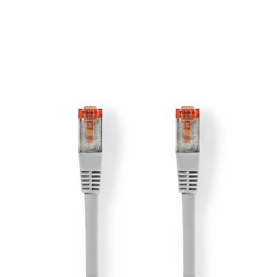 Nedis CCGB85221GY10 - Síťový Kabel Cat 6 S / FTP | RJ45 (8P8C) Zástrčka - RJ45 (8P8C) Zástrčka | 1 m | Šedá barva