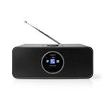 Nedis RDIN4000BK - Internetové Rádio -Stolní Provedení/Bluetooth/Wi-Fi/FM/Internet/2,4"/Časovač vypnutí/42W/Budík/Černá