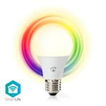 Nedis WIFILC11WTE27 - SmartLife Plnobarevná Žárovka | Wi-Fi | E27 | 470 lm | 6 W | RGB / Teplá Bílá | 2700 K | Android 