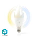 Nedis WIFILW13WTE14 - SmartLife LED žárovka | Wi-Fi | E14 | 350 lm | 4.5 W | Studená-Teplá Bílá | A+ | Android &  iOS 