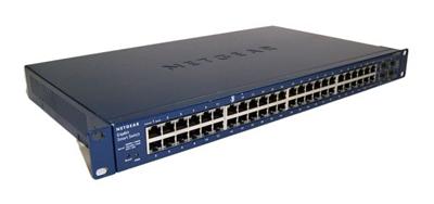 Netgear 48xGbE, 4xSFP shared, SMART SWITCH, static routing, IPv6, LAGs