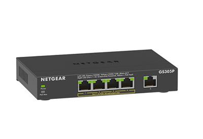 Netgear 5PT GE UNMANAGED SWCH W/ POE+