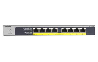 Netgear 8PT POE/POE+ GIGABIT UNMANAGED SWCH