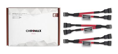 NOCTUA NA-SYC1 chromax.red - sada 3 ks, červená