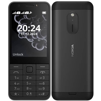 Nokia 230 Dual SIM, černá (2024), (CZ, SK, HU)