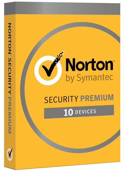 NORTON SECURITY PREMIUM CZ 1 uživatel na 10 zařízení na 3 roky