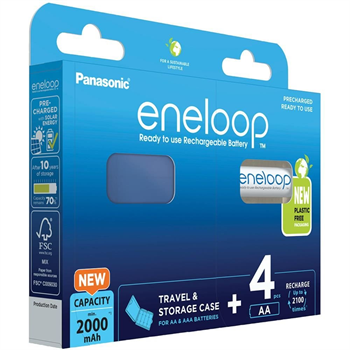 Panasonic Eneloop Case N 3MCCEC/4BE,HR6,AA,2000mAh,blistr 4ks