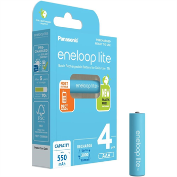 Panasonic Eneloop Lite N 4LCCE/4BE,HR03,AAA,550mAh,blistr 4ks