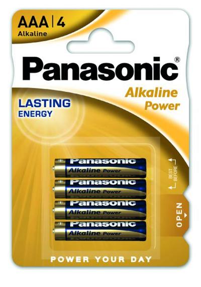 Panasonic LR03 Alkaline Power (alkalická; AAA; 1,5V; BL4) 4ks - Blister