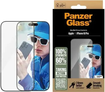 PanzerGlass Apple iPhone 16 Pro s instalačním rámečkem