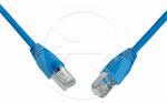 Patch kabel CAT5E SFTP PVC 0,5m modrý snag-proof C5E-315BU-0,5MB