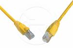 Patch kabel CAT5E SFTP PVC 2m žlutý snag-proof C5E-315YE-2MB