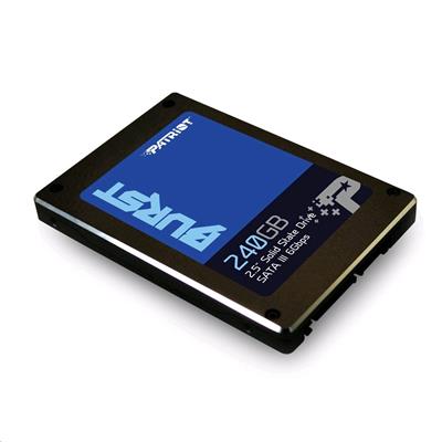 Patriot SSD Burst 240GB 2.5'' SATA III čtení/zápis 555/500 MBps, 3D NAND Flash