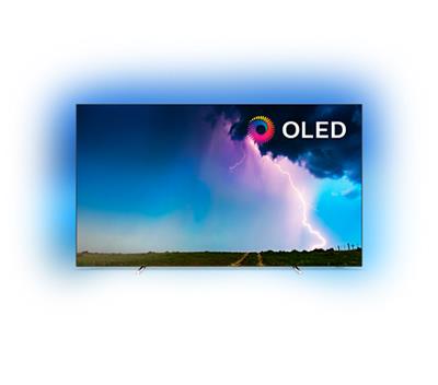 Philips 55" 55OLED754 4K UHD OLED SmartTV, 139cm, Ambilight 3stranný, HDR10+, Dolby Vision, HLG