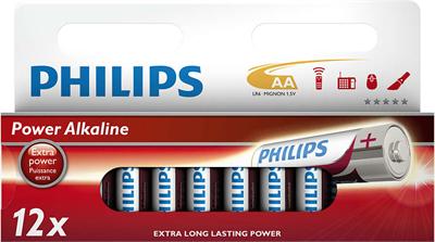 Philips baterie AA Power Alkaline - 4+2ks