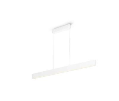 PHILIPS Ensis Svítidlo závěsné, Hue White and color ambiance, 230V, 2x39W integr.LED, Bílá