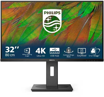 Philips LCD 32B1N3800 31,5" VA 4K/3840x2160@60Hz/4ms/350cd/HDMI/DP/4xUSB/Repro/Pivot/HAS/VESA