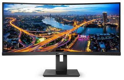 Philips LCD 346B1C 34" zakřivený VA/3440x1440@100Hz/5ms/80mil:1/300cd/DP/HDMI/4xUSB 3.2/USB-C/repro/VESA