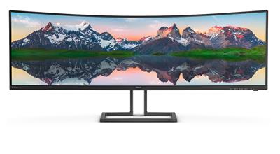 Philips LCD 498P9Z 49" zakřivený VA LED 4K/32:9/5120x1440@75Hz/4ms/550cd/80M:1/3xHDMI/DP/4xUSB/Repro/VESA