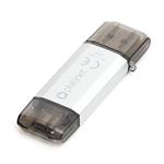 PLATINET PENDRIVE USB 3.0 + Type-C 32GB SILVER [45454]