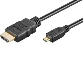 PremiumCord 4K Kabel HDMI A - HDMI micro D, 3m