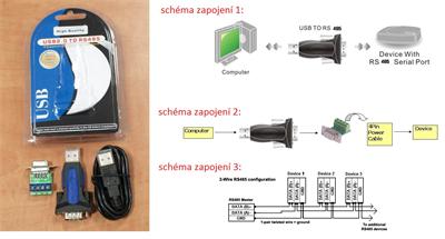 PremiumCord adaptér USB2.0 na RS485