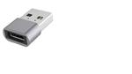 PremiumCord Aluminium USB C female - USB2.0 A Male adaptér