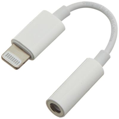 PremiumCord Apple Lightning audio redukční kabel na 3.5 mm stereo jack/female, bílý