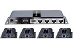 PremiumCord HDMI 1-4 splitter+extender po CAT6/6a/7, FULL HD, 3D