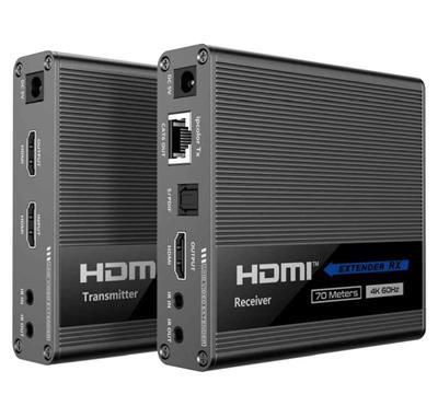 PremiumCord HDMI 2.0 extender Ultra HD 4kx2k@60Hz na 70m zapojení do kaskády