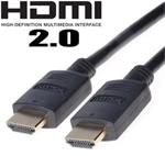 PremiumCord HDMI 2.0 High Speed + Ethernet kabel, zlacené konektory, 3m