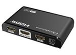 PremiumCord HDMI 2.0 splitter 1-2 porty, 4K x 2K/60Hz, FULL HD, 3D, černý