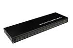 PremiumCord HDMI splitter 1-16 Portů, kovový s napájecím adaptérem, FULL HD, 3D