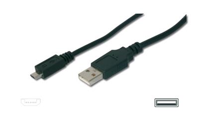 PremiumCord Kabel micro USB 2.0, A-B 20cm