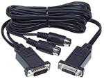 PremiumCord Kabel MIDI 2xDIN5-2xCanon 15 dvouřadý