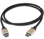 PremiumCord Kabel USB 3.1 konektor C/male - USB 3.1 konektor C/male, 0,5m hliníkové konektory