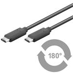 PremiumCord Kabel USB 3.1 konektor C/male - USB 3.1 konektor C/male, 1m