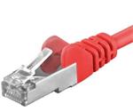 Premiumcord Patch kabel CAT6a S-FTP,RJ45,AWG 26/7,1m,červená