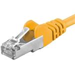 Premiumcord Patch kabel CAT6a S-FTP,RJ45,AWG 26/7,1m,žlutá