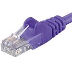 Premiumcord Patch kabel CAT6a S-FTP, RJ45-RJ45, AWG 26/7 5m fialová