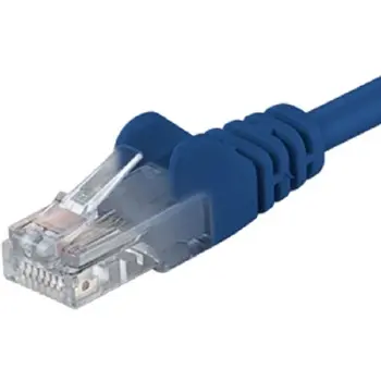 PremiumCord Patch kabel UTP RJ45-RJ45 CAT6 0.25m modrá