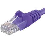 PremiumCord Patch kabel UTP RJ45-RJ45 CAT6 0.5m fialová