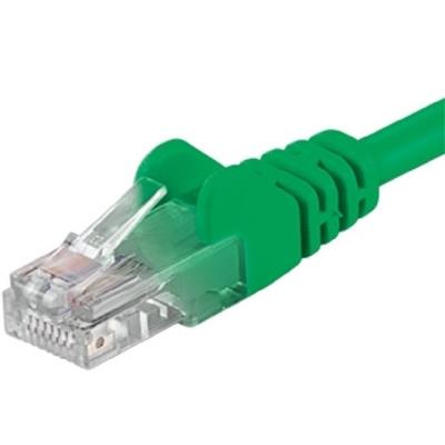 PremiumCord Patch kabel UTP RJ45-RJ45 CAT6 1,5m zelená