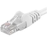 PremiumCord Patch kabel UTP RJ45-RJ45 CAT6 1m bílý