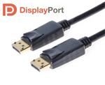 PremiumCord přípojný kabel Display Port 1.3 M/M,zlacené konektory,3m