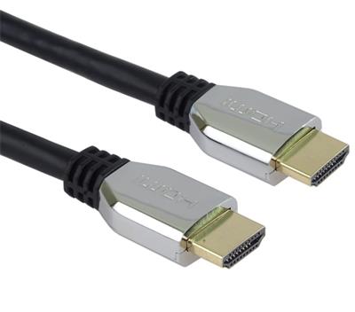 PremiumCord ULTRA HDMI 2.1 High Speed + Ethernet kabel 8K@60Hz,zlacené 1,5m