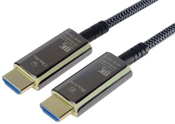 PremiumCord Ultra High Speed HDMI 2.1 optický fiber kabel 8K@60Hz,zlacené 20m