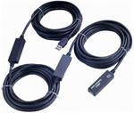 PremiumCord USB 3.0 repeater a prodluž. kabel 20m